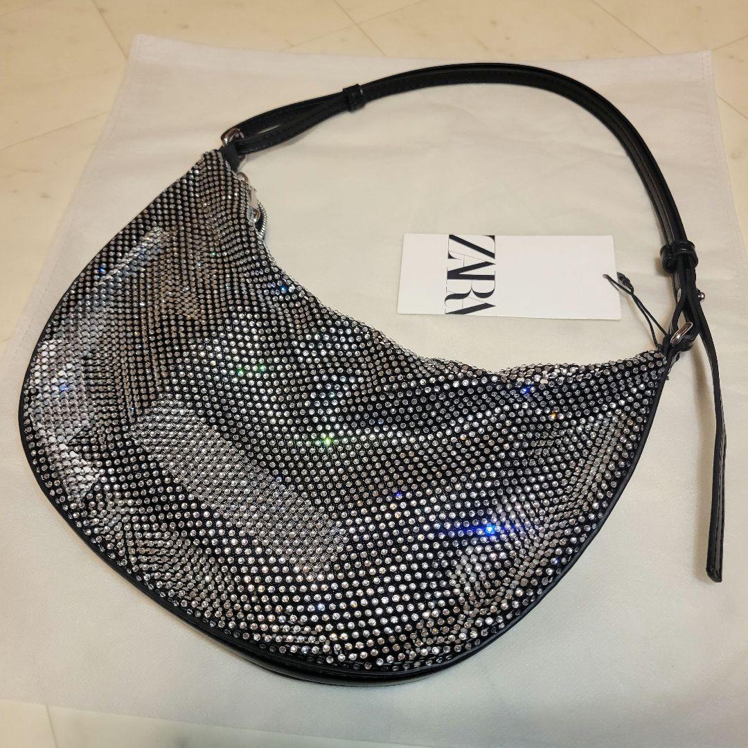ZARA - ZARA ラインストーン バッグ パーティー 新品 キラキラ