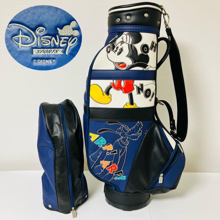 希少】Disney SPORTS キャディバッグ ミッキー/ドナルド/プルート