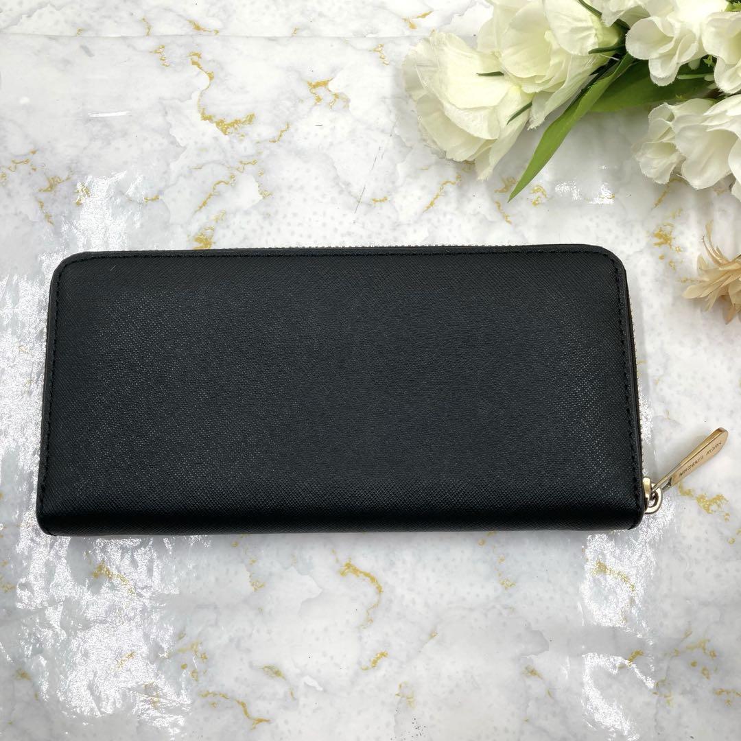 美品❣️MICHAEL KORSマイケルコース長財布レディースブランドブラック