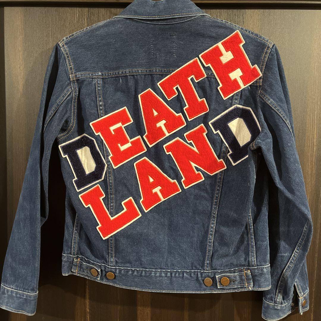 未使用タグ無 Wrangler デニムジャケット バックロゴDEATH LAND