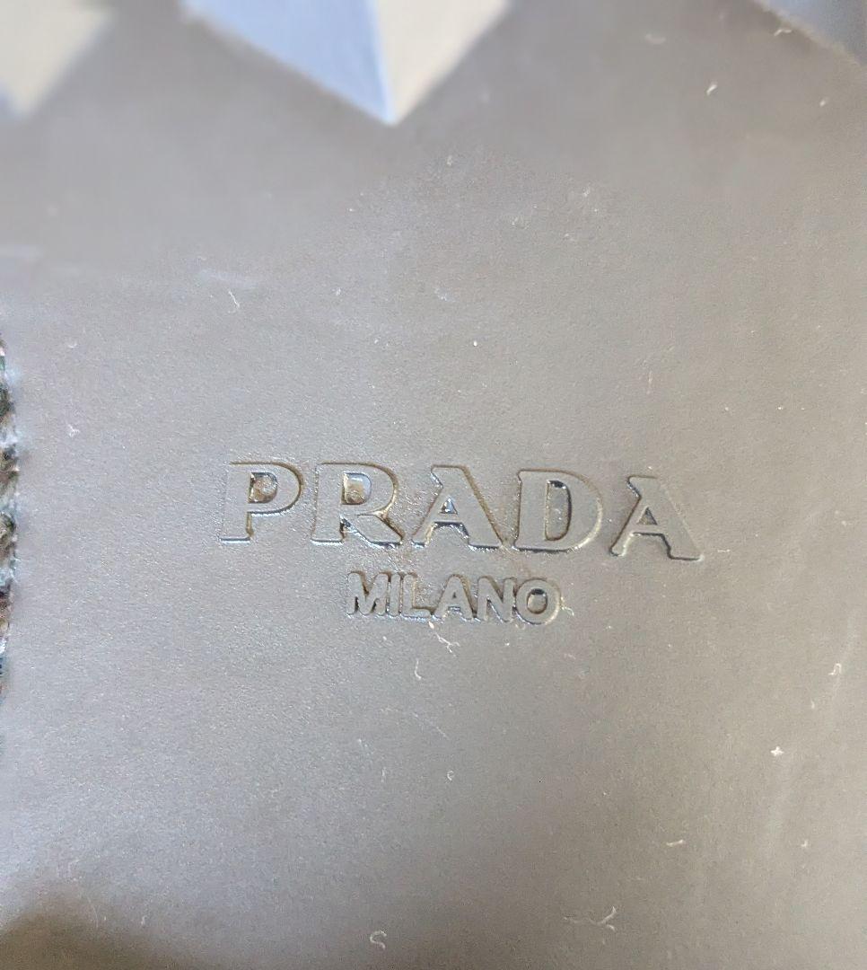 【美品】PRADA キルトタッセルレザーシューズ ドレス レザーシューズ 26