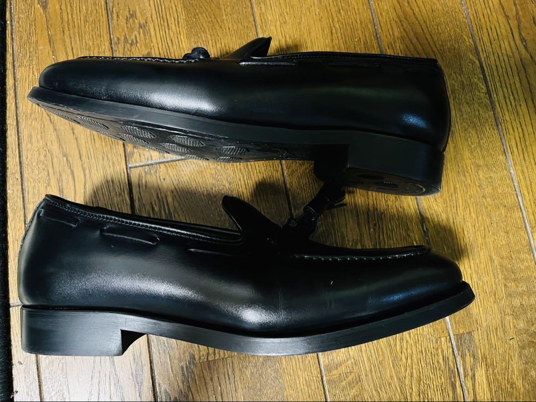 UNITED ARROWS ブラック ローファー タッセル付き