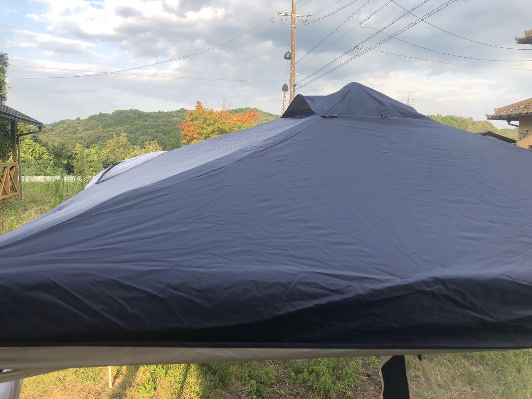 蚊帳付き タープテント 3×3m 比較的美品