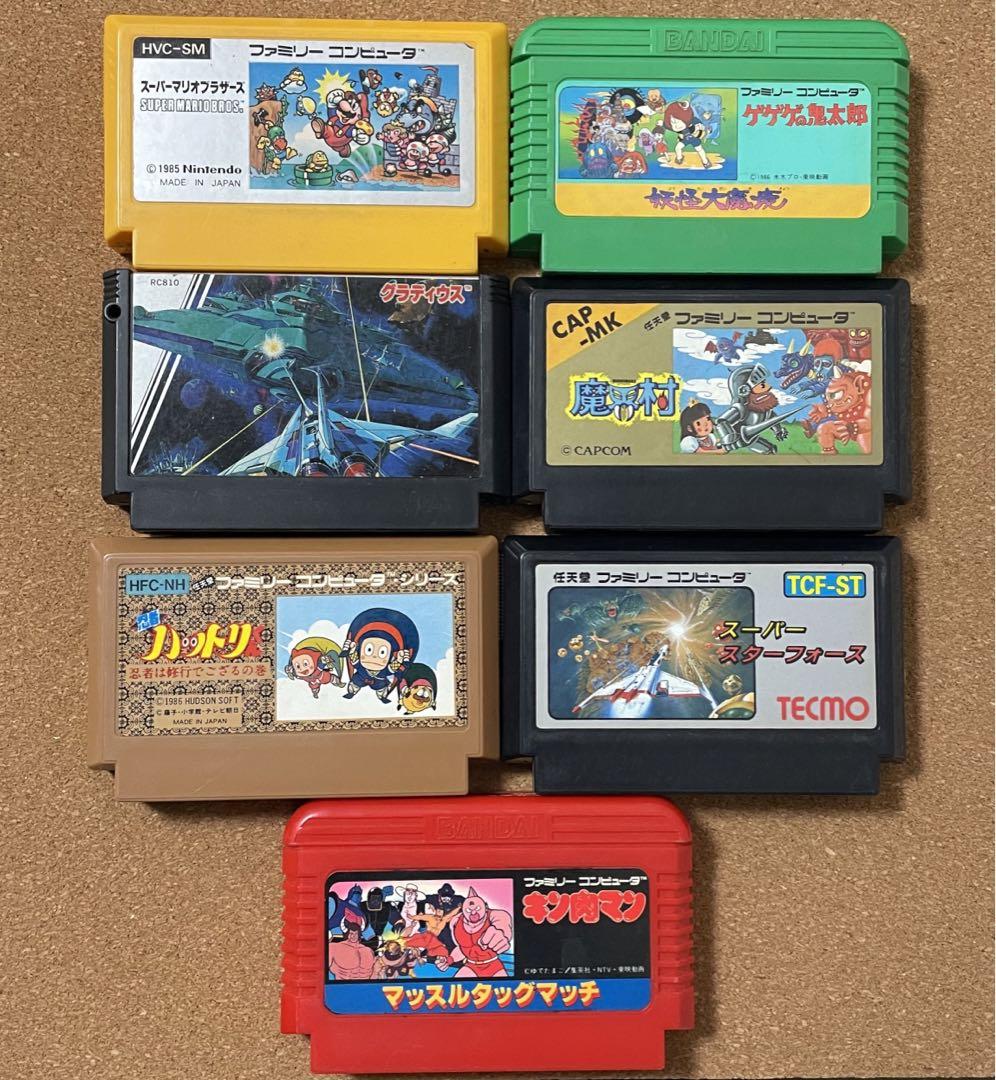ファミコンソフト スーパーマリオ等 7本まとめ売り - メルカリ