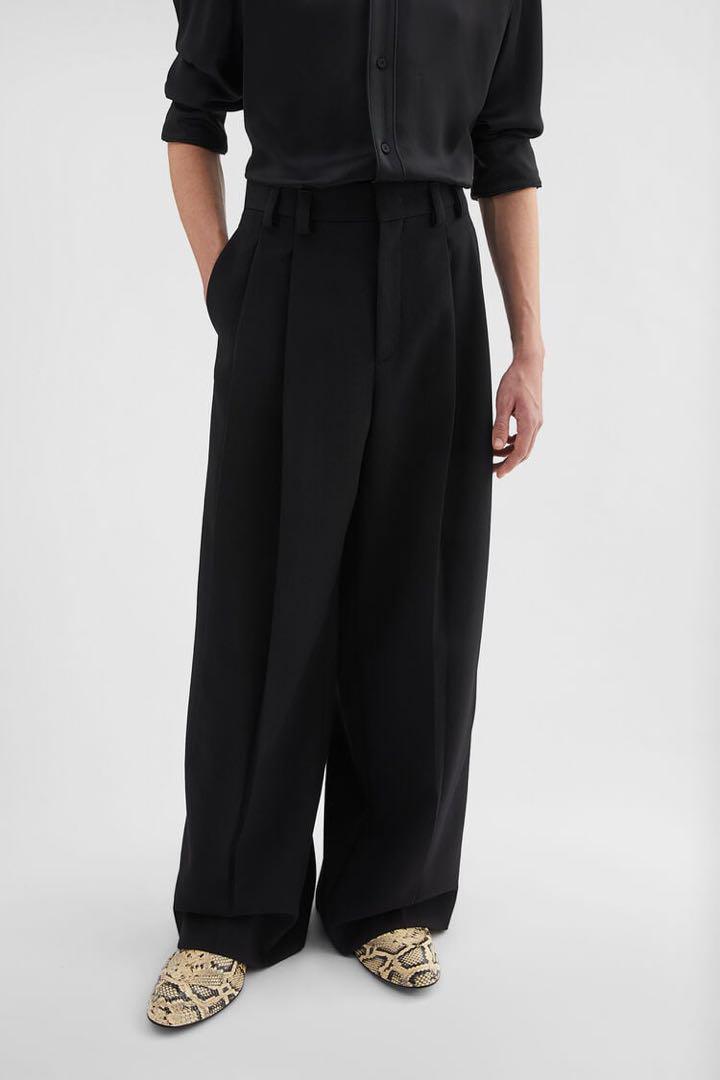 JILSANDERジルサンダー ワイドレッグパンツ - メルカリ