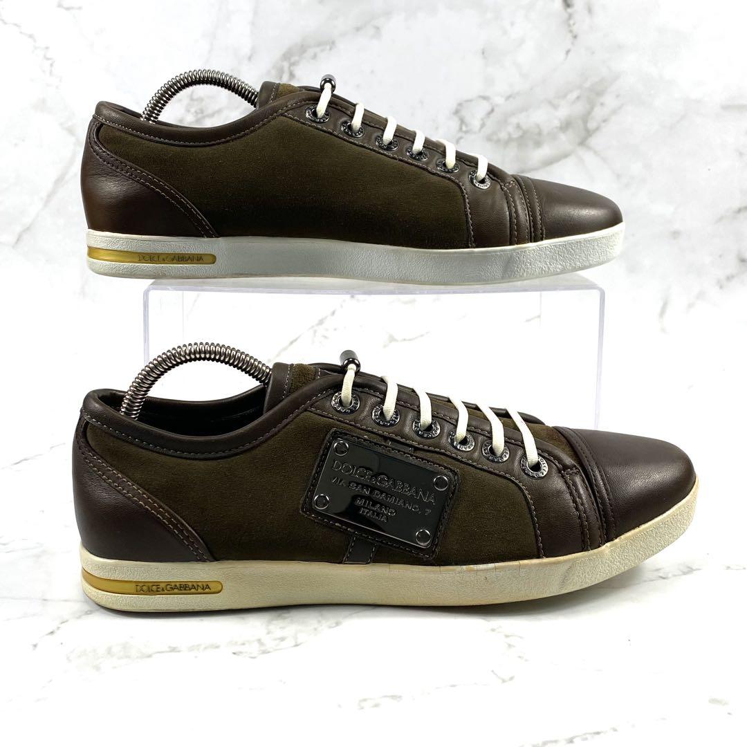 【春夏に】ドルチェ＆ガッバーナ ウーブンレザースニーカー Dolce & Gabbana/ドルチェ＆ガッバーナ｜ナッパ レザー