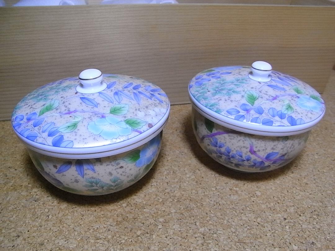 湯呑花銀彩5客庫山窯