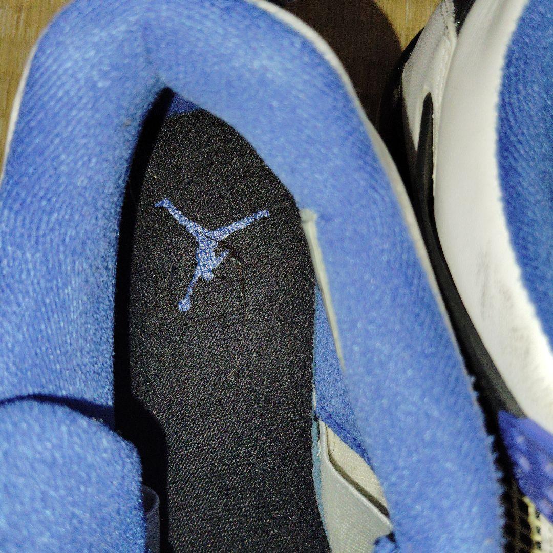 Air Jordan 4 モータースポーツ　ホワイト/ブルー/ブラック
