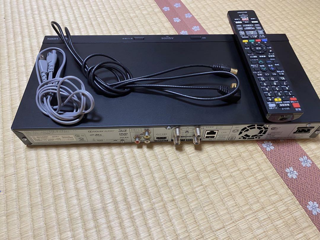 【美品】　SHARP BD-NW1200 ブルーレイレコーダー　２番組録画