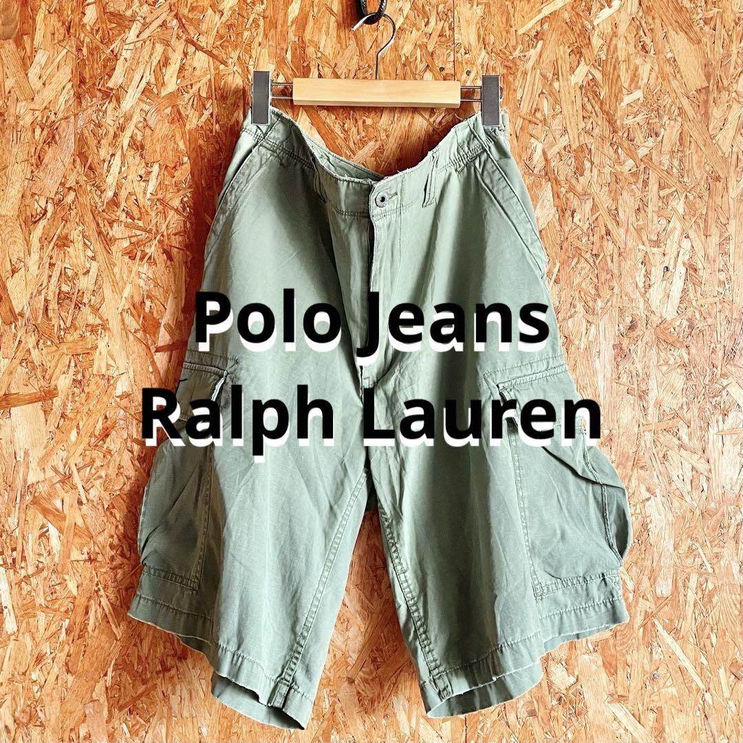90s Ralph Lauren Polo Jeans カーゴ ハーフパンツ