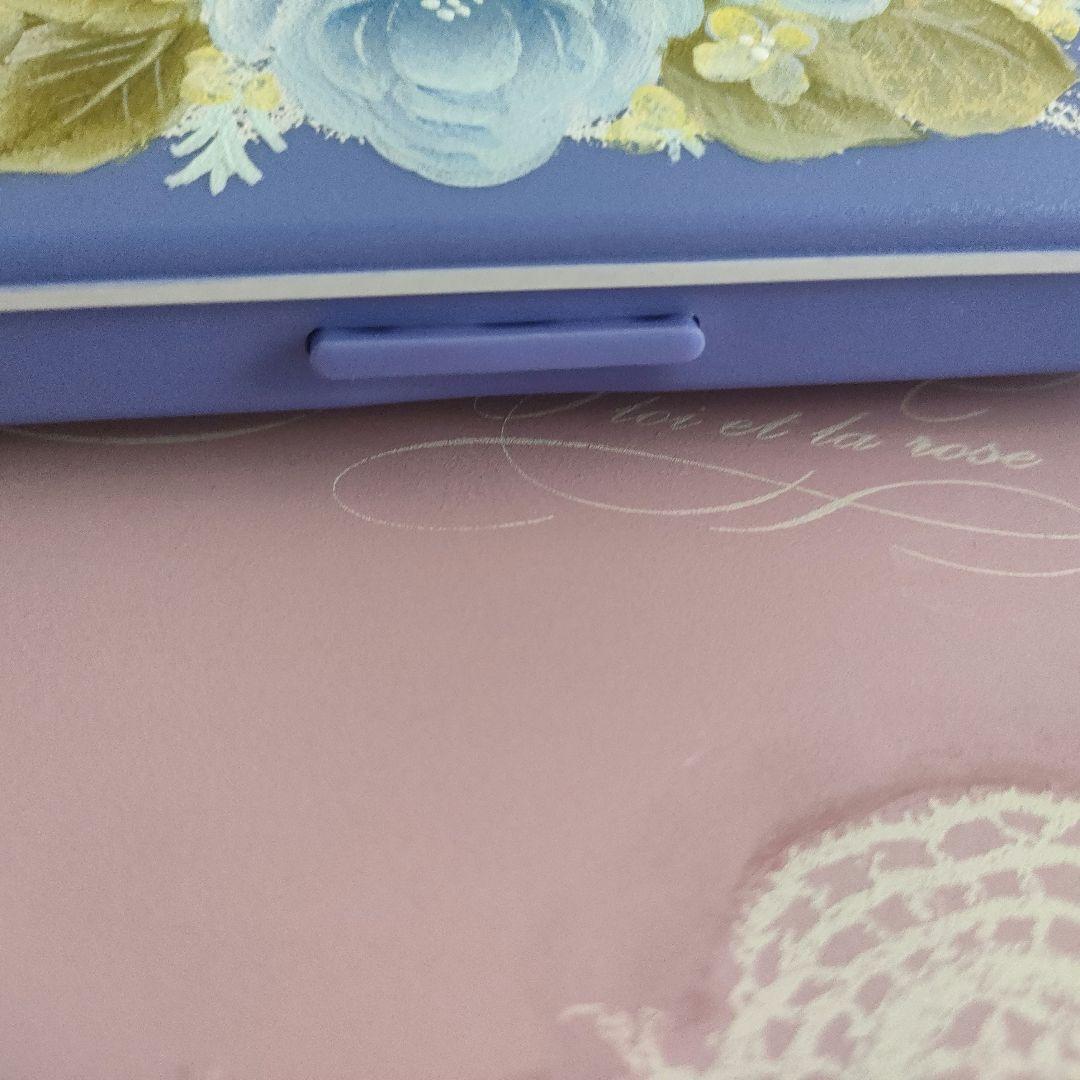 ご確認用です ハンドメイド 青いバラ メガネケース