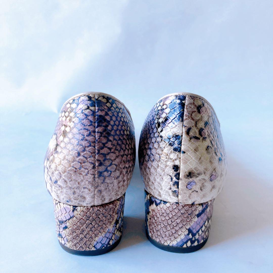 希少色✨ROCKPORT ロックポート パンプス パイソン柄 24cm