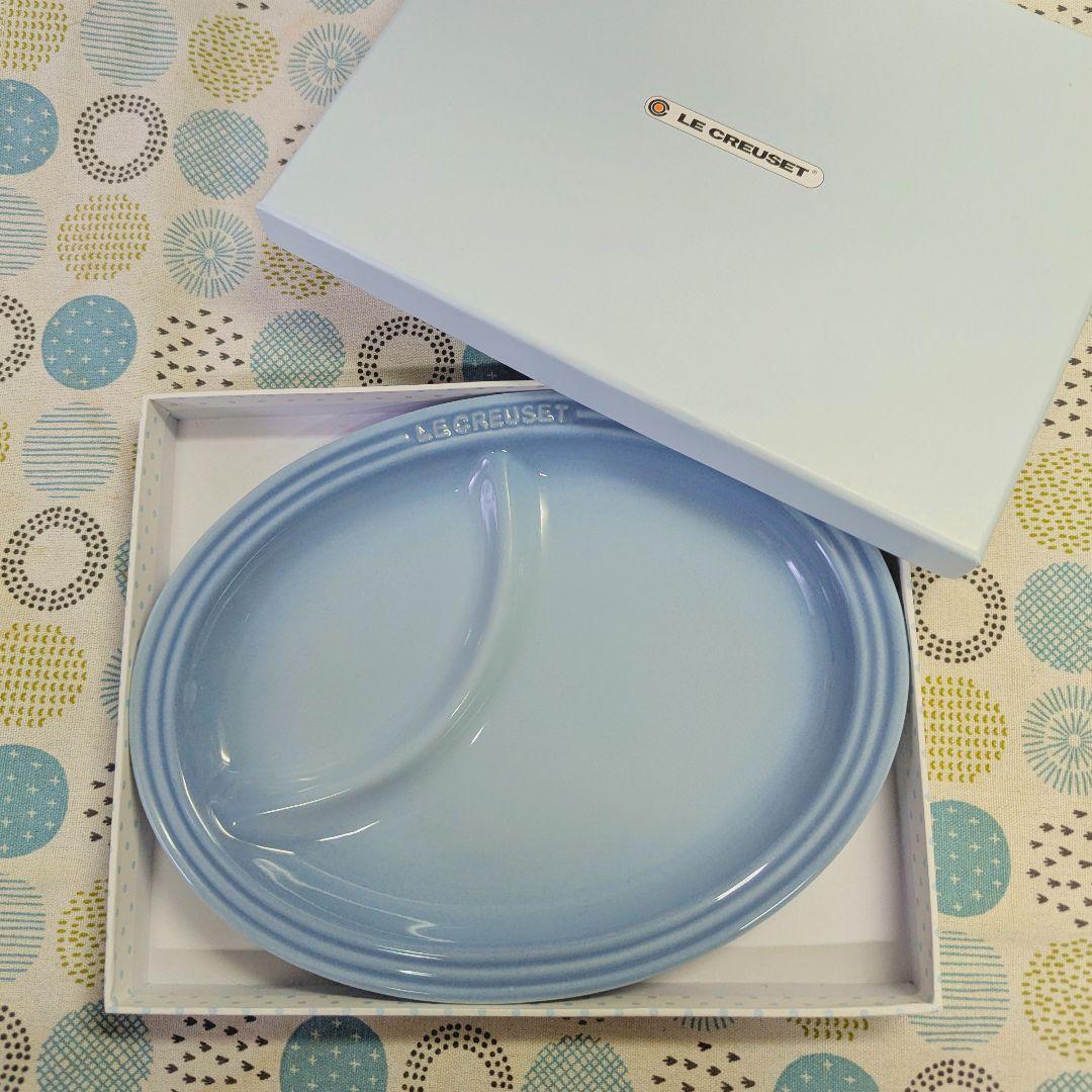 LE CREUSET マルチ・オーバル・プレート(S) コースタルブルー