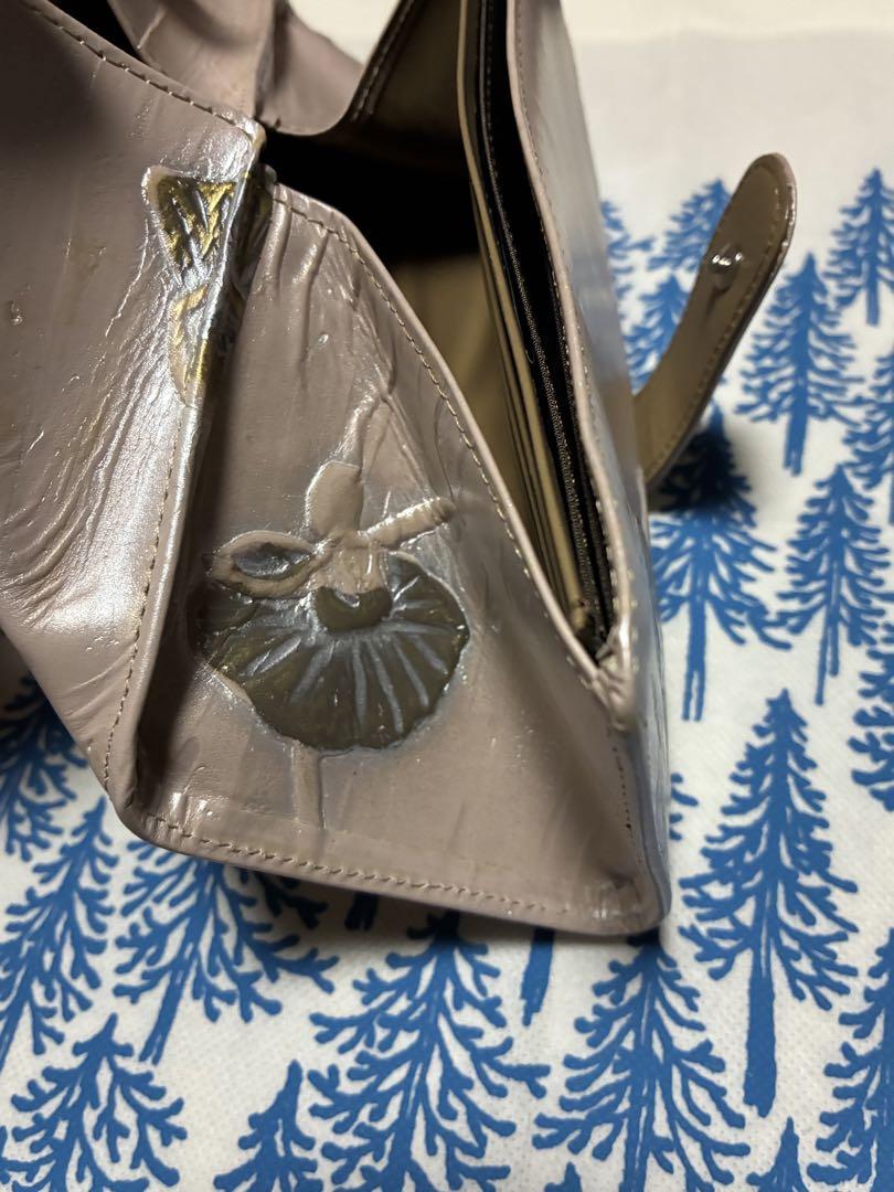 【美品】ヒロコハヤシ長財布 LA SCALA(スカラ)バレリーナ