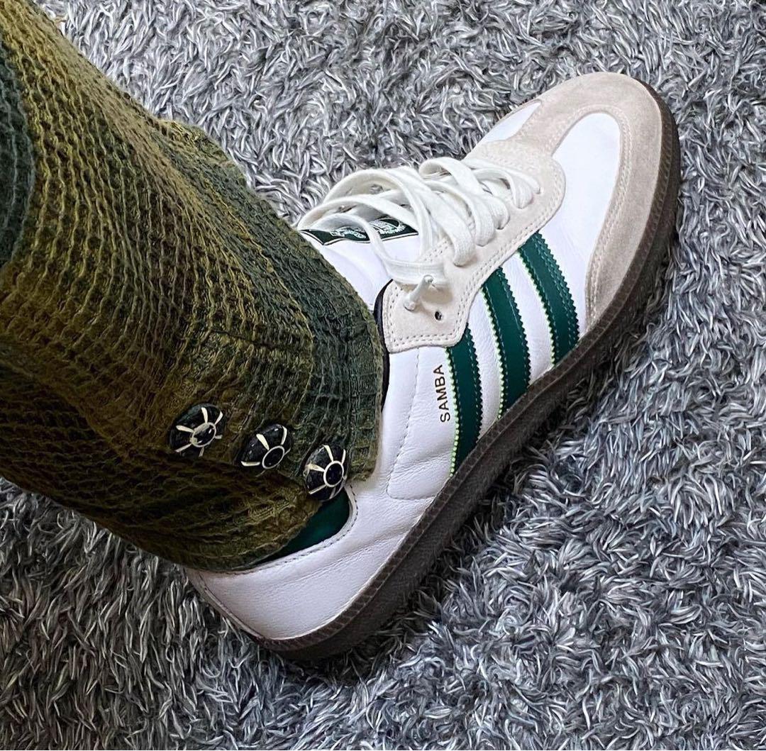 希少】 adidas samba adv green 緑 希少】 adidas samba adv green 緑