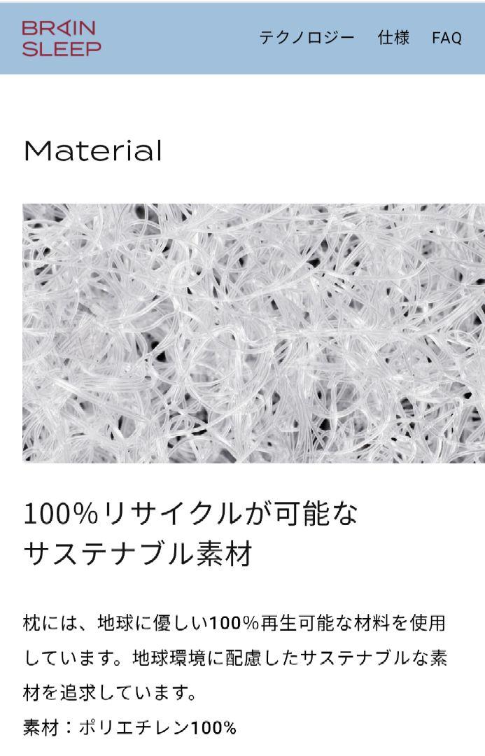 BRAIN SLEEP PILLOW / ブレインスリープピロー /スタンダード