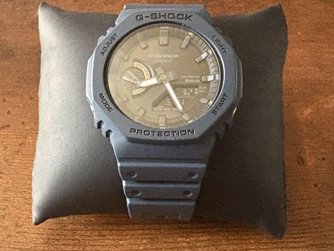 G-SHOCK デジタル/アナログ コンビネーション ブルー/カシオーク