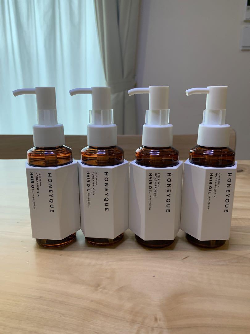 ハニークディープリペアカスタムヘアオイルエクストラモイスト100 ml×4