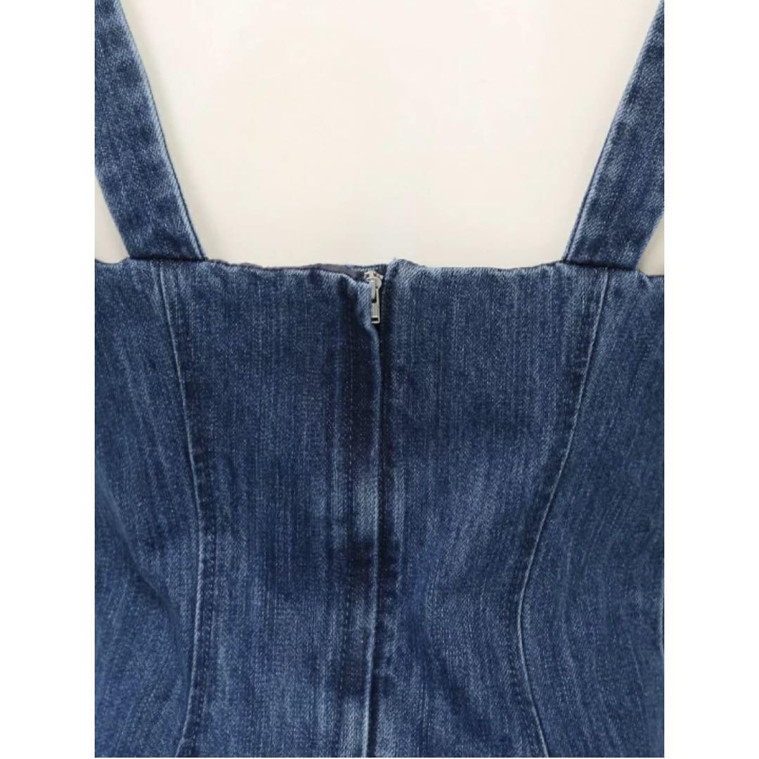 snidel☆デニムコルセットロングワンピース、ブルー、0サイズ snidel☆デニムコルセットロングワンピース、ブルー、0サイズ