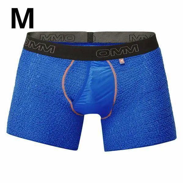 OMM CORE BOXER コアボクサー M ブルー プリマロフト　パンツ