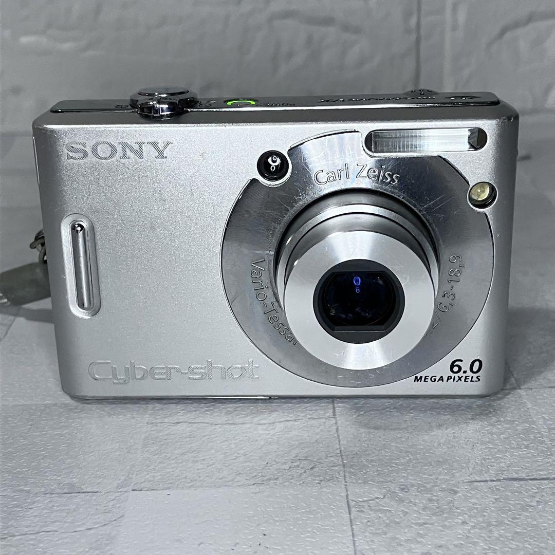 【動作確認済】SONY デジタルカメラ DSC-W30 シルバー 本体 説明書付