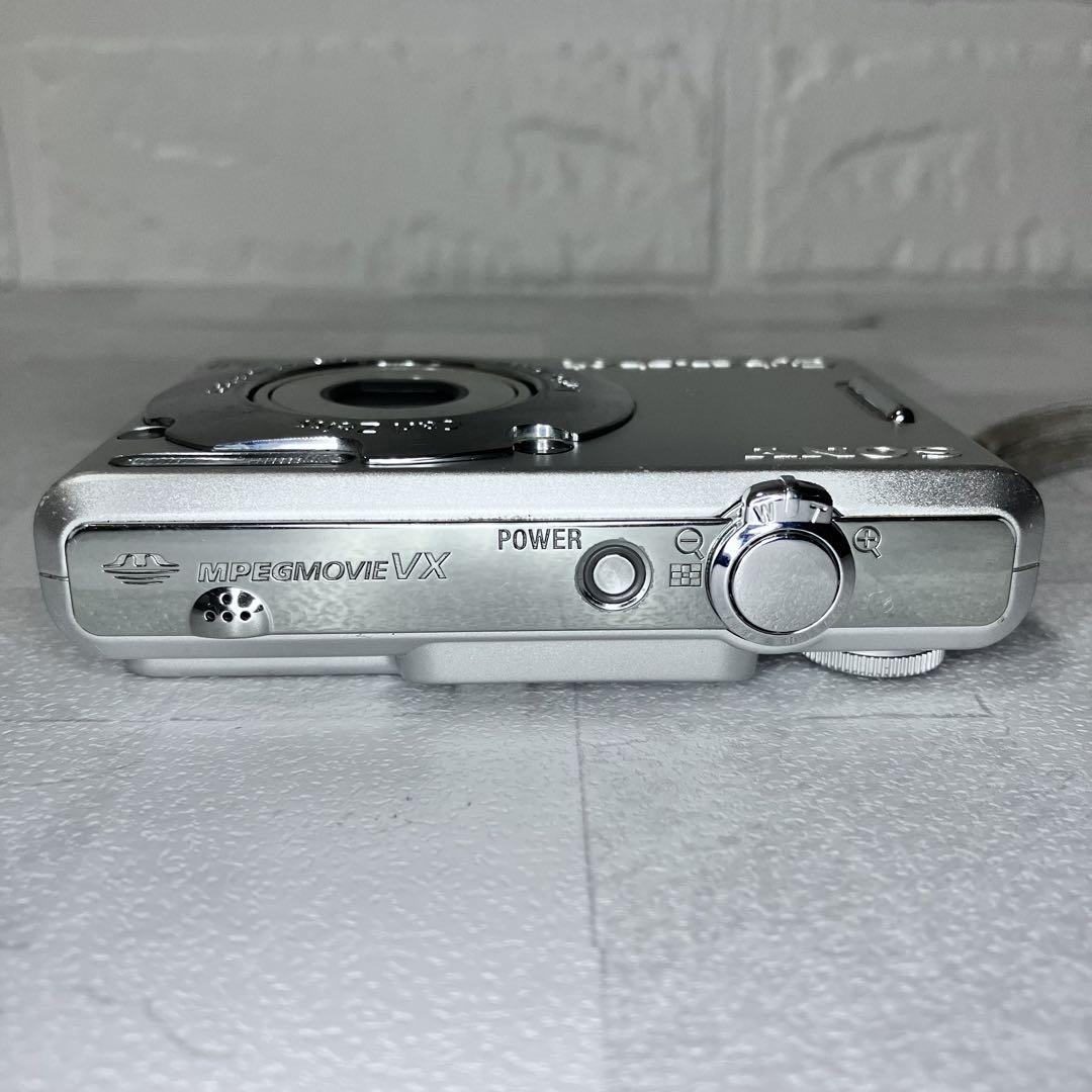 【動作確認済】SONY デジタルカメラ DSC-W30 シルバー 本体 説明書付