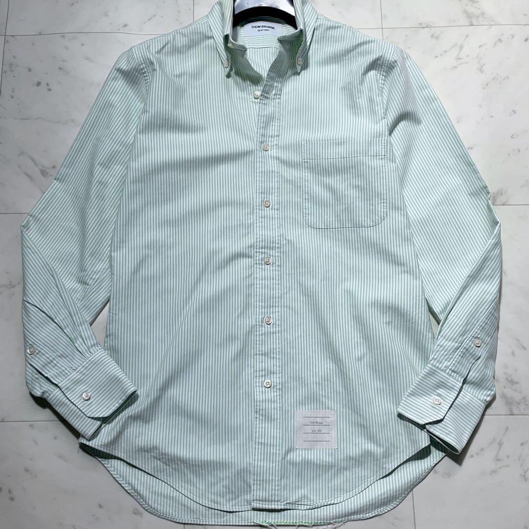 THOM BROWNE トムブラウン 長袖シャツ ストライプ　2 春夏