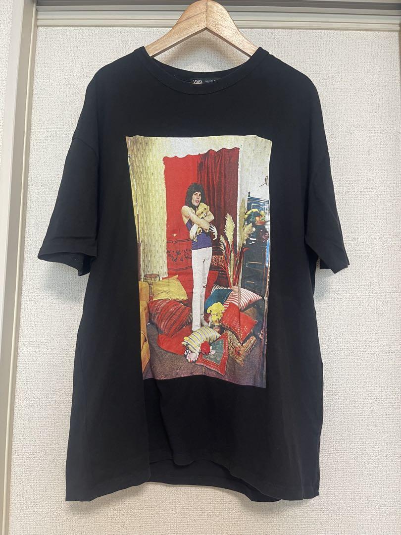 Freddie Mercury プリント Tシャツ オーバーサイズ zaraトップス