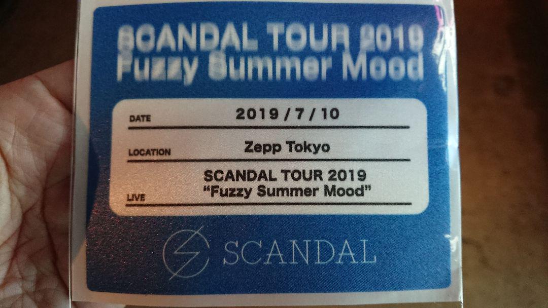 最終値下げ! SCANDAL サテンシール 東京 7/10 青 紺 ステッカー