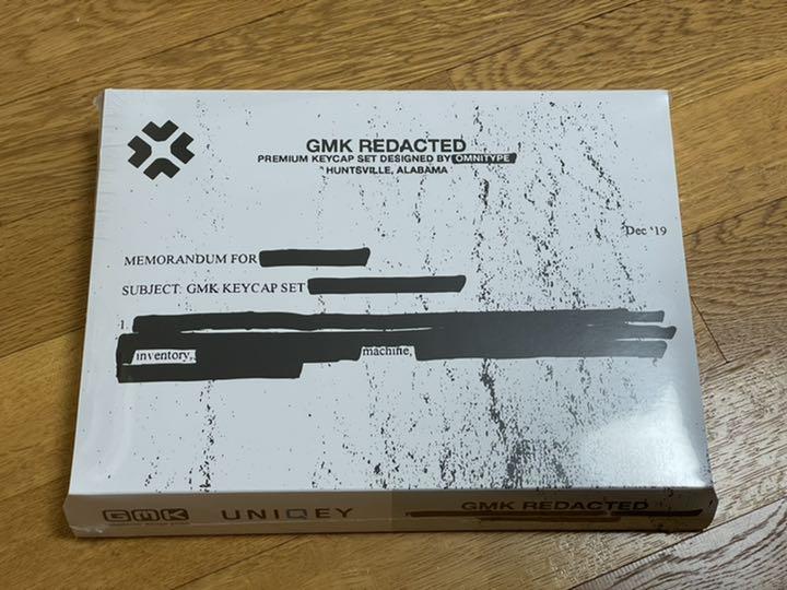 GMK Redacted キーキャップ 自作キーボード - PC周辺機器