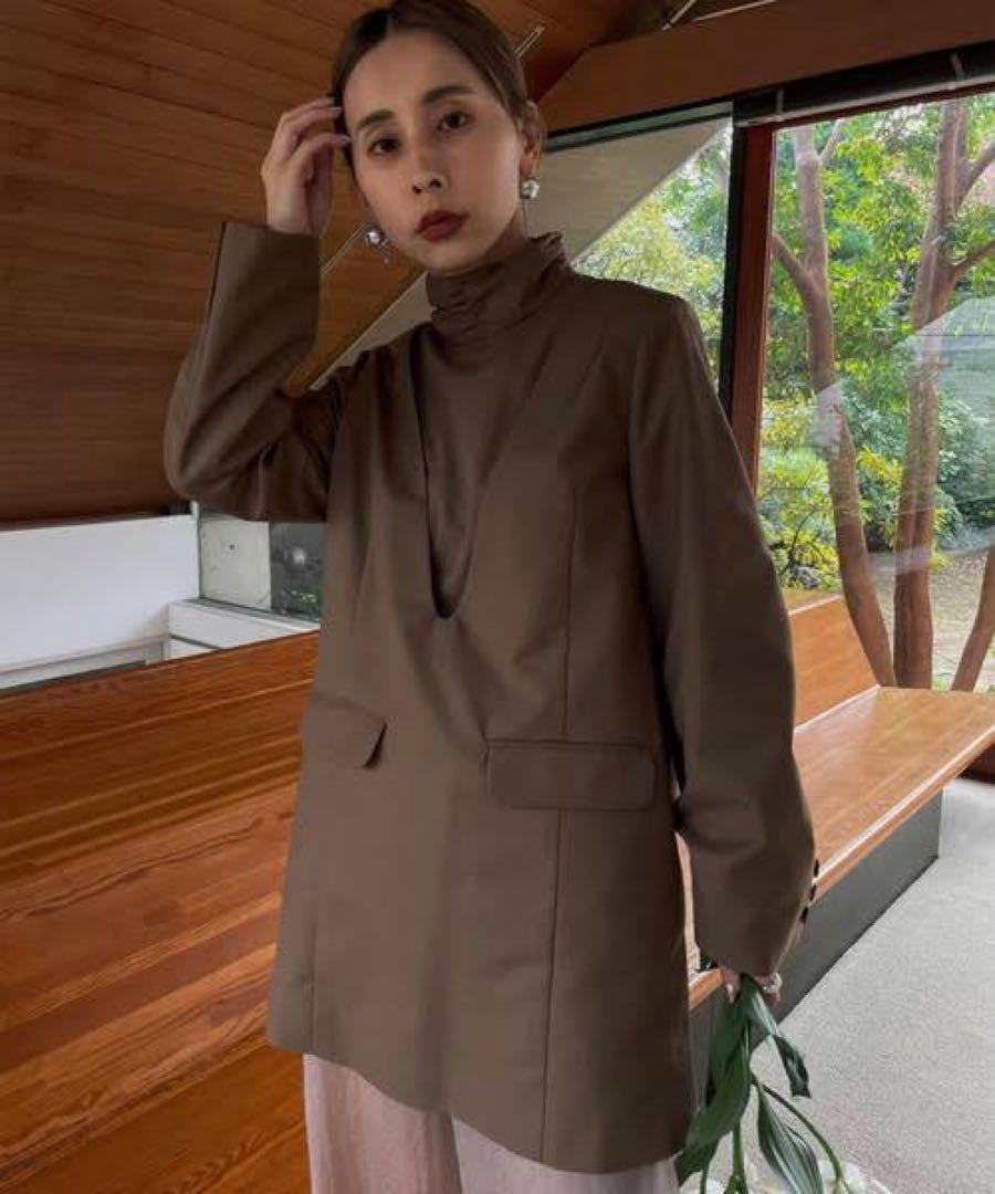 Ameri アメリヴィンテージ tunic tailored top