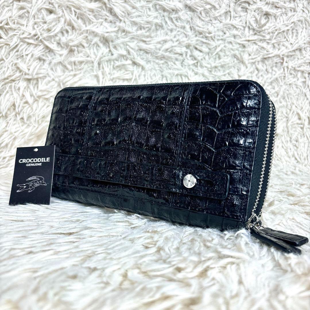 GODANE　オーガナイザー　長財布　ダブルジップ　ラウンドジップ　クロコダイル GODANE オーガナイザー 長財布 ダブルジップ ラウンドジップ