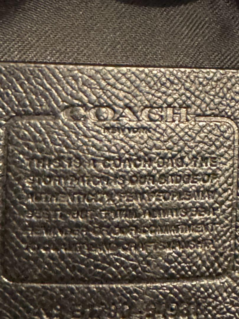 【美品】コーチ　COACH レザー　ビジネスバッグ　ブラック　A4収納