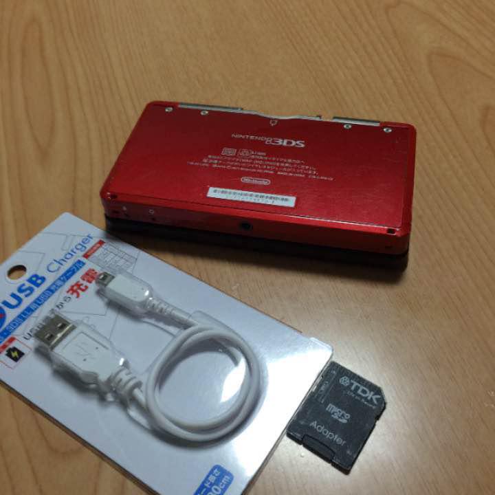 即購入ok 3ds 本体 レッド 送料無料