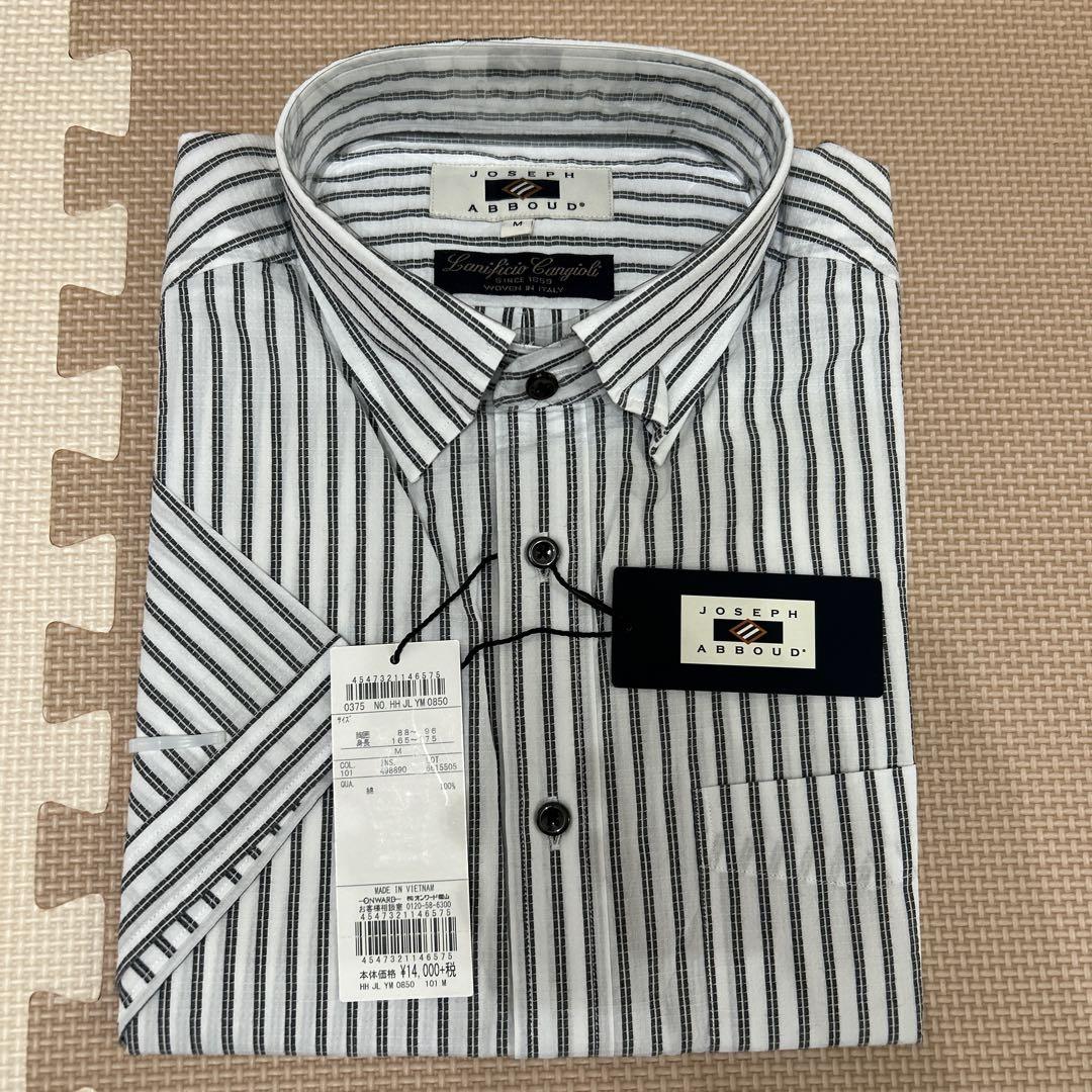 新品未使用　JOSSEPH ABBOUD ジョセフアブード　半袖シャツ　Mサイズ