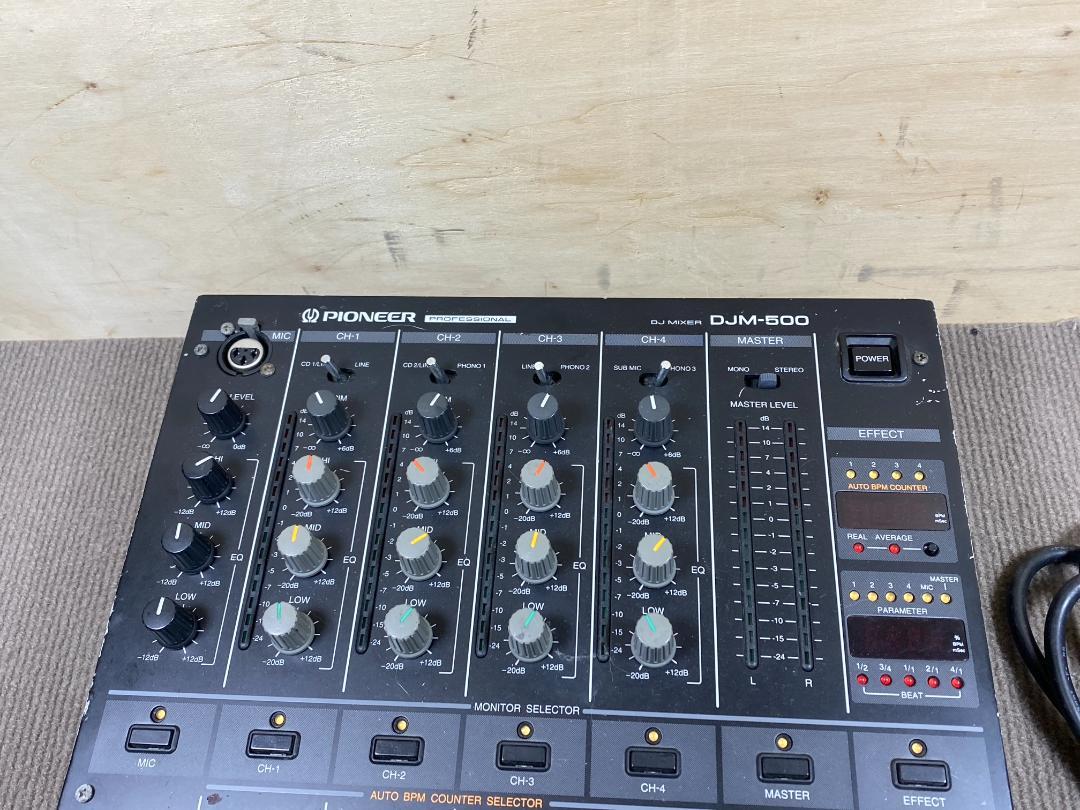 15 pioneer DJM-500 DJミキサー DJM-500 (archived) 4-channel performance mixer (black