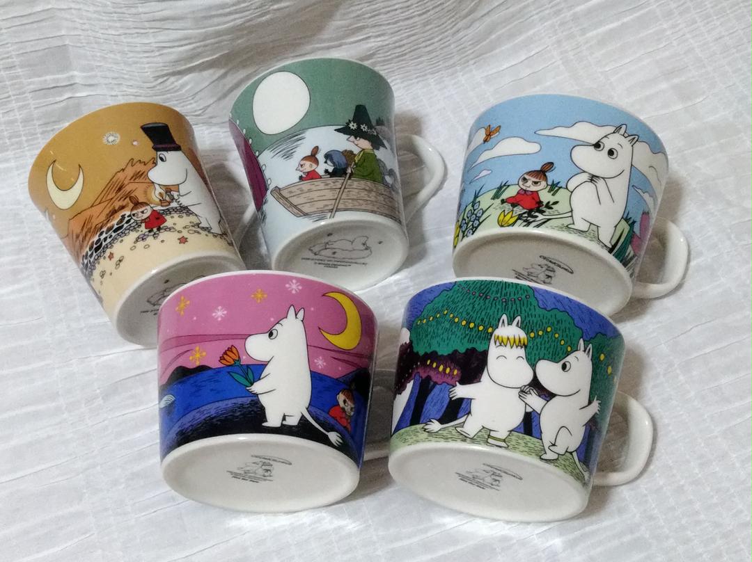ムーミンマグカップスープカップ５個セット