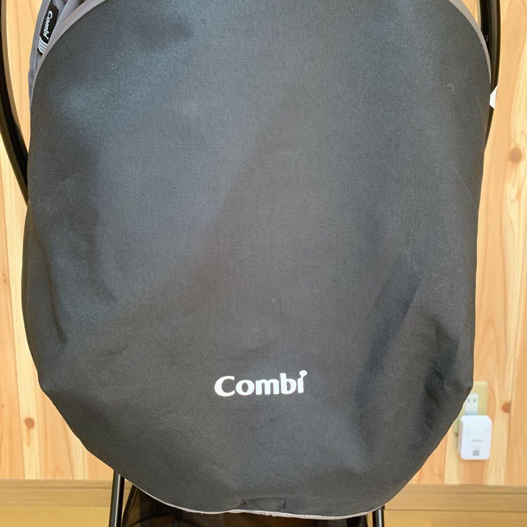 COMBI コンビ ロングフィット48 グレー ベビーカー 両対面式 黒