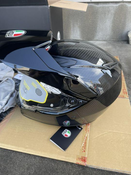 AGV AX9 XL カーボンヘルメット Glossy Carbon 新着商品 AGV AX9 XL カーボンヘルメット Glossy Carbon 新着商品