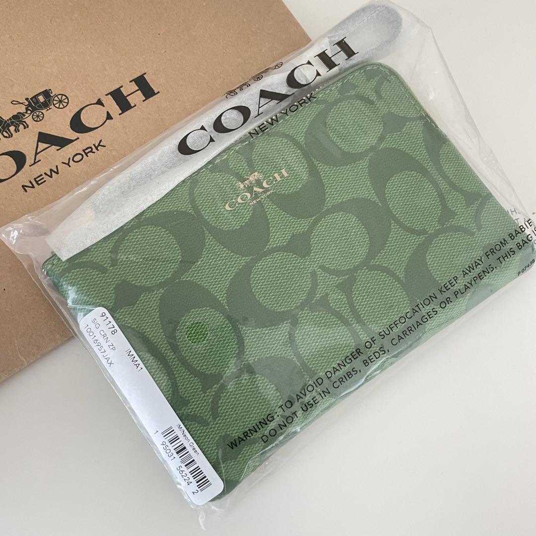 新品未使用★COACH コーチ 財布 ポーチ リストレット シグネチャー デニム 公式】COACH – コーチ | スモール リストレット・シグネチャー