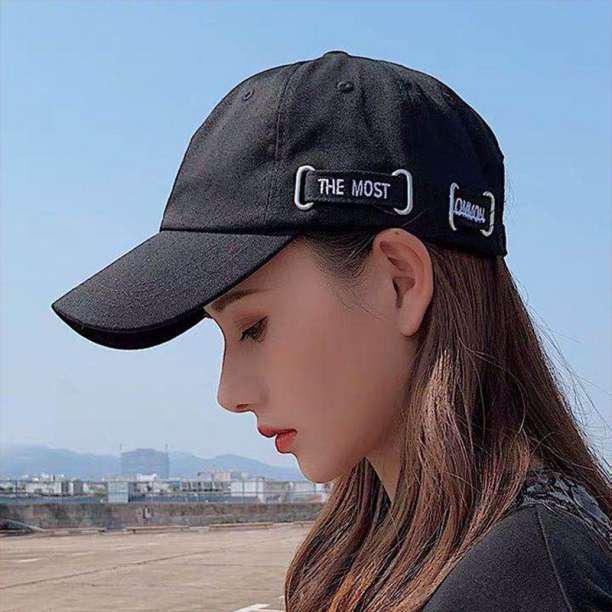 キャップ 帽子 ロゴ 男女兼用 ユニセックス 黒 ホワイト 韓国 UVカット
