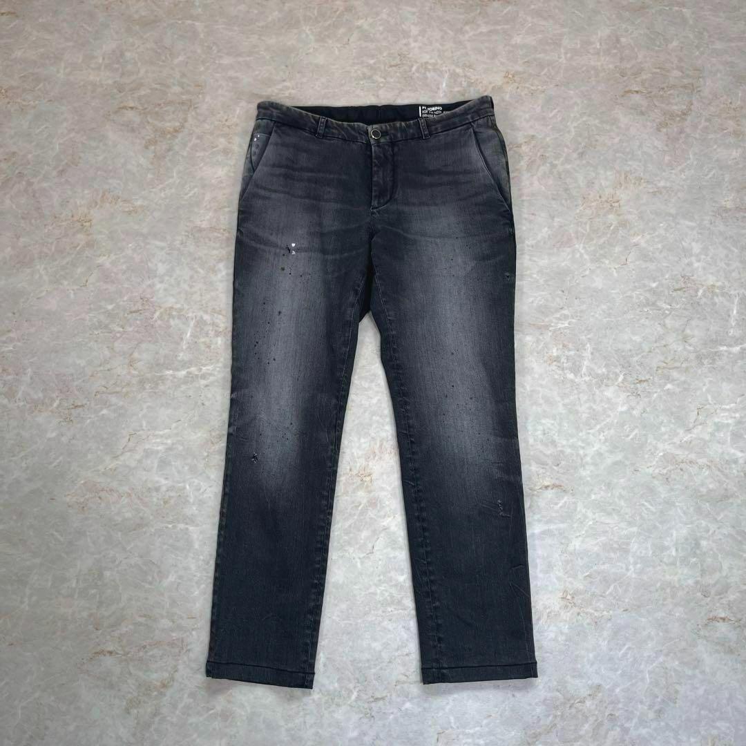 デニムパンツ ペイント加工