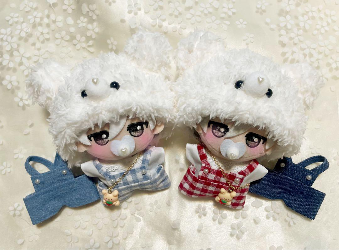 ようさま 専用オーダーページ ぬい服 着ぐるみ くまさん帽子サロペット