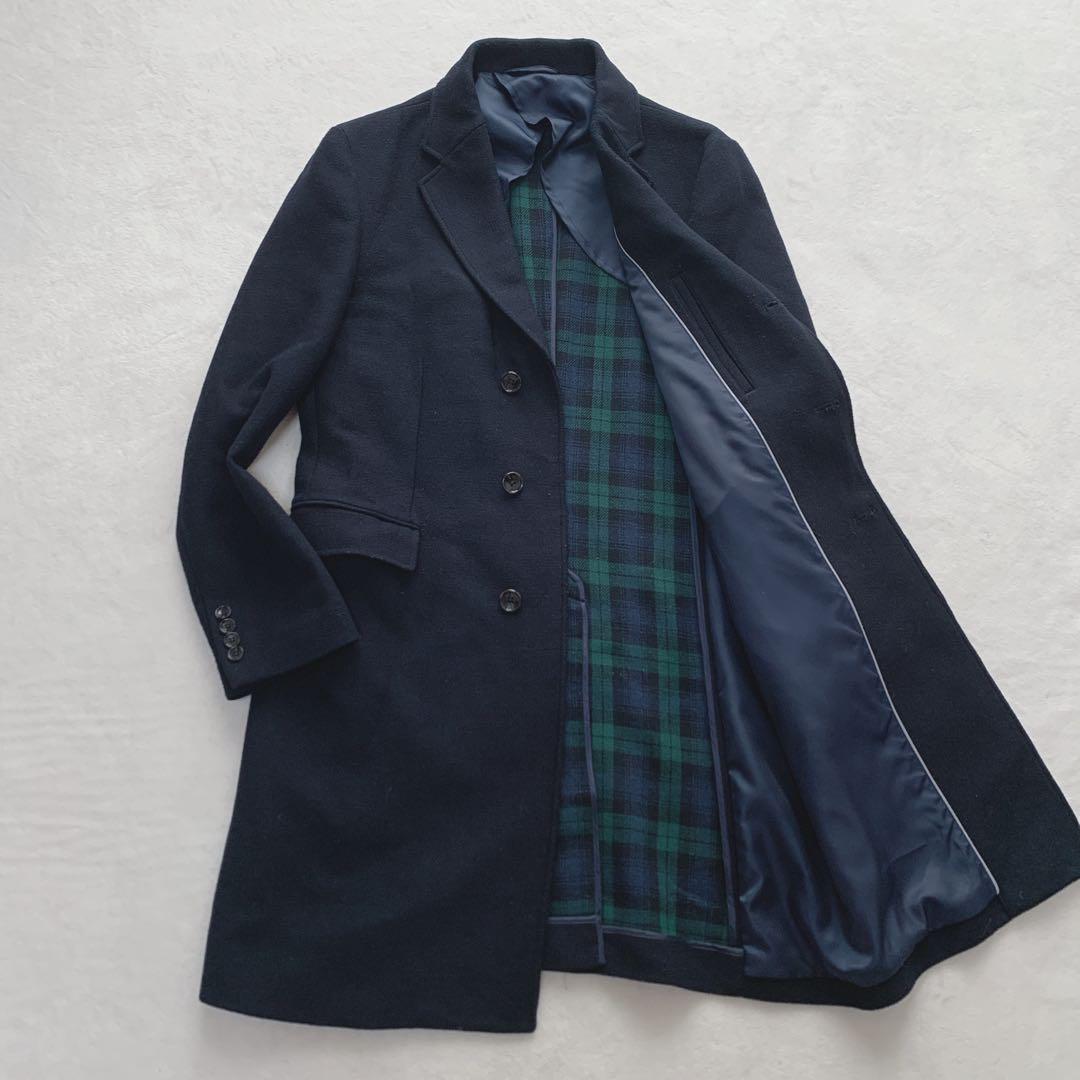 【美品】カズタカカトウ KAZUTAKA KATOH チェスターコート ロング