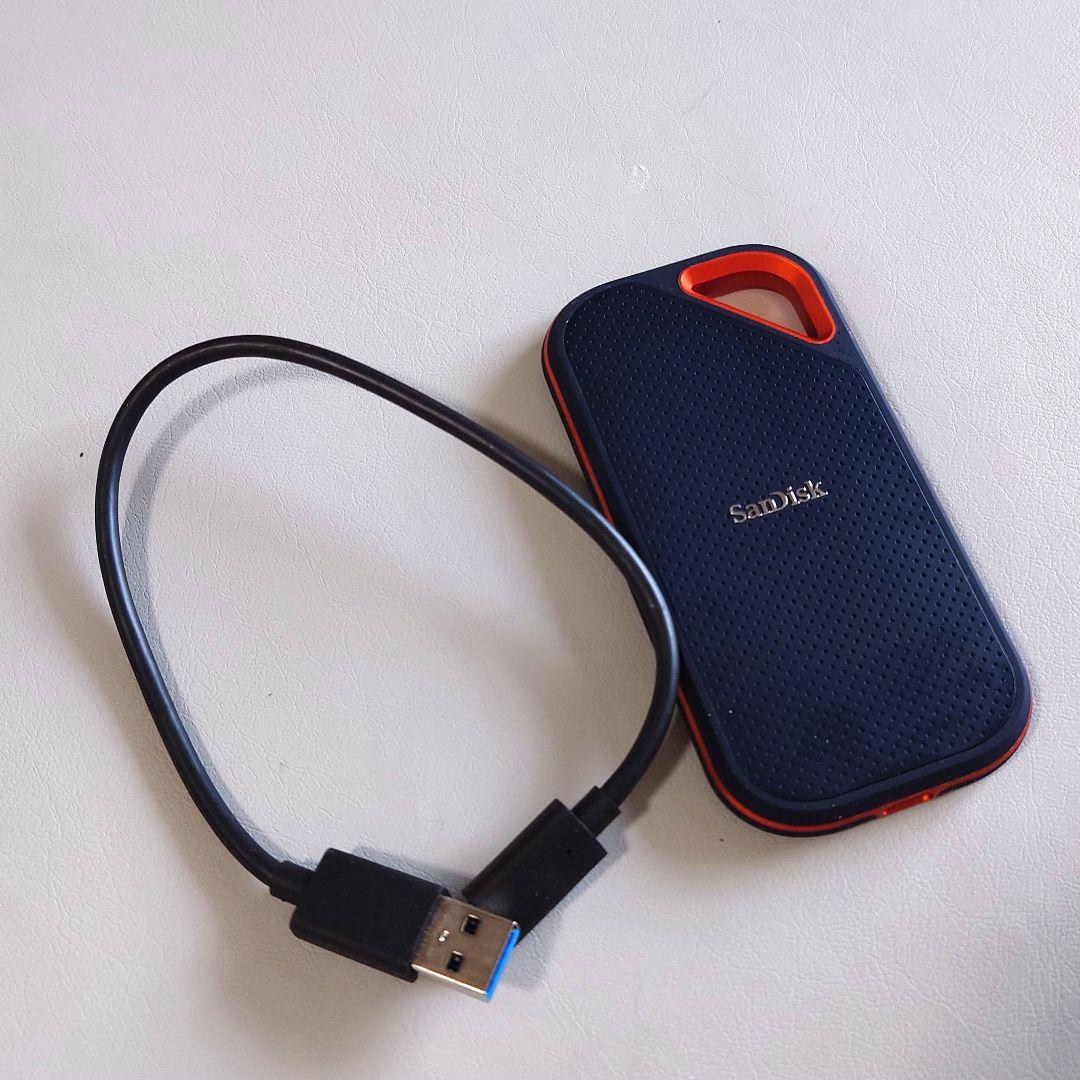 SanDisk SSD 外付 2TB 3.2 Gen 2x2 最大2000MB
