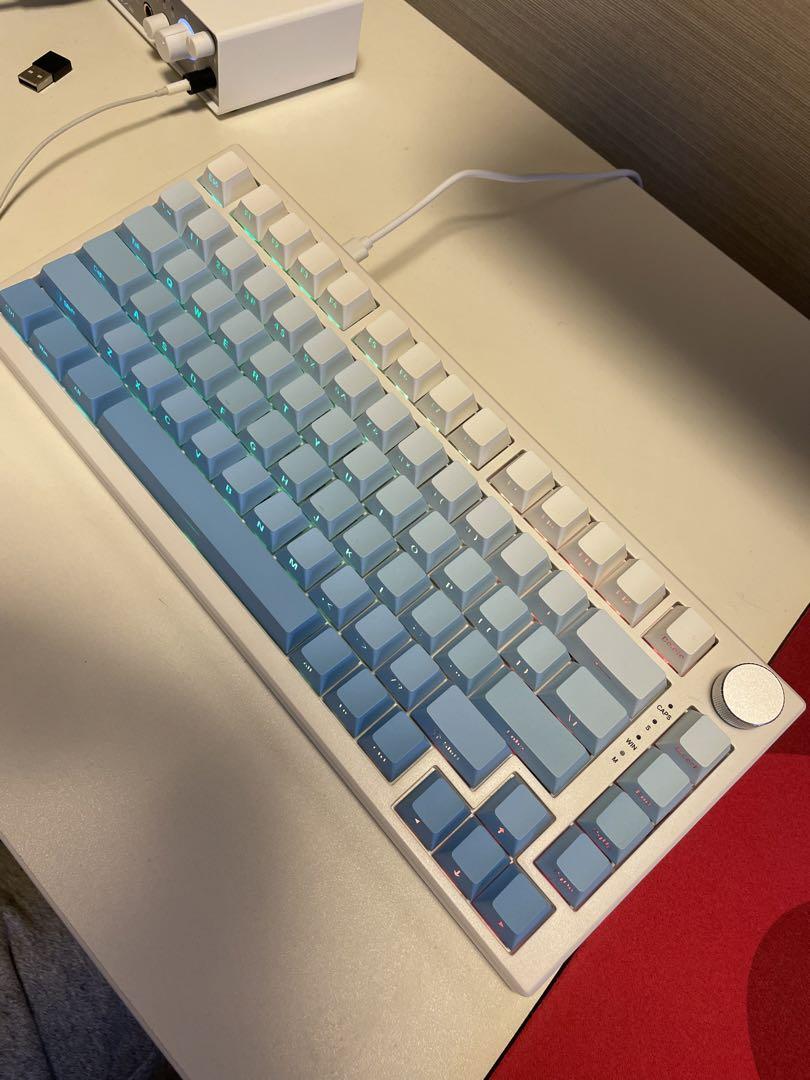 超美品 DrunkDeer A75 ラピッドトリガー キーボード 白