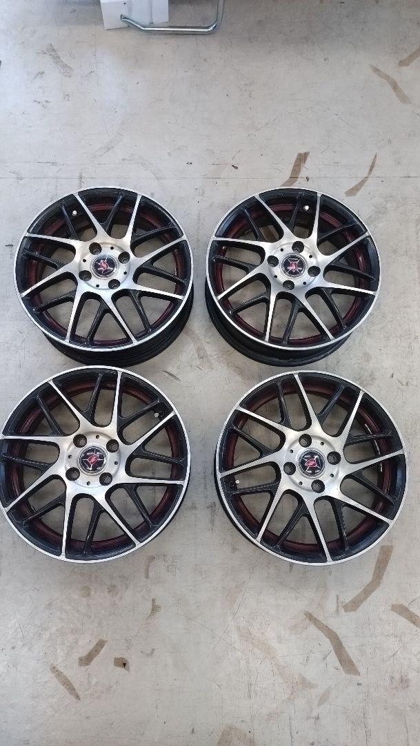 共豊 コンセプトCK 15×5J＋45 4穴 PCD100 アルミホイール4本
