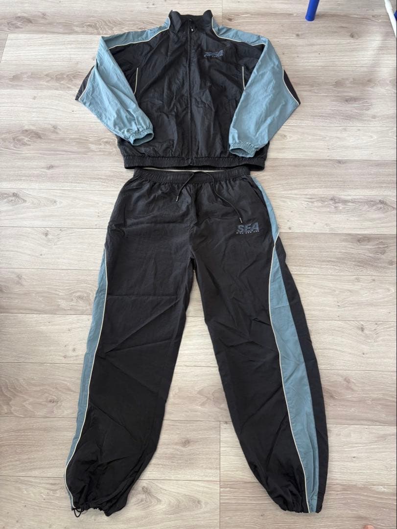 ウィンダンシー ナイロンジャケット セットアップXL LL WIND AND SEA