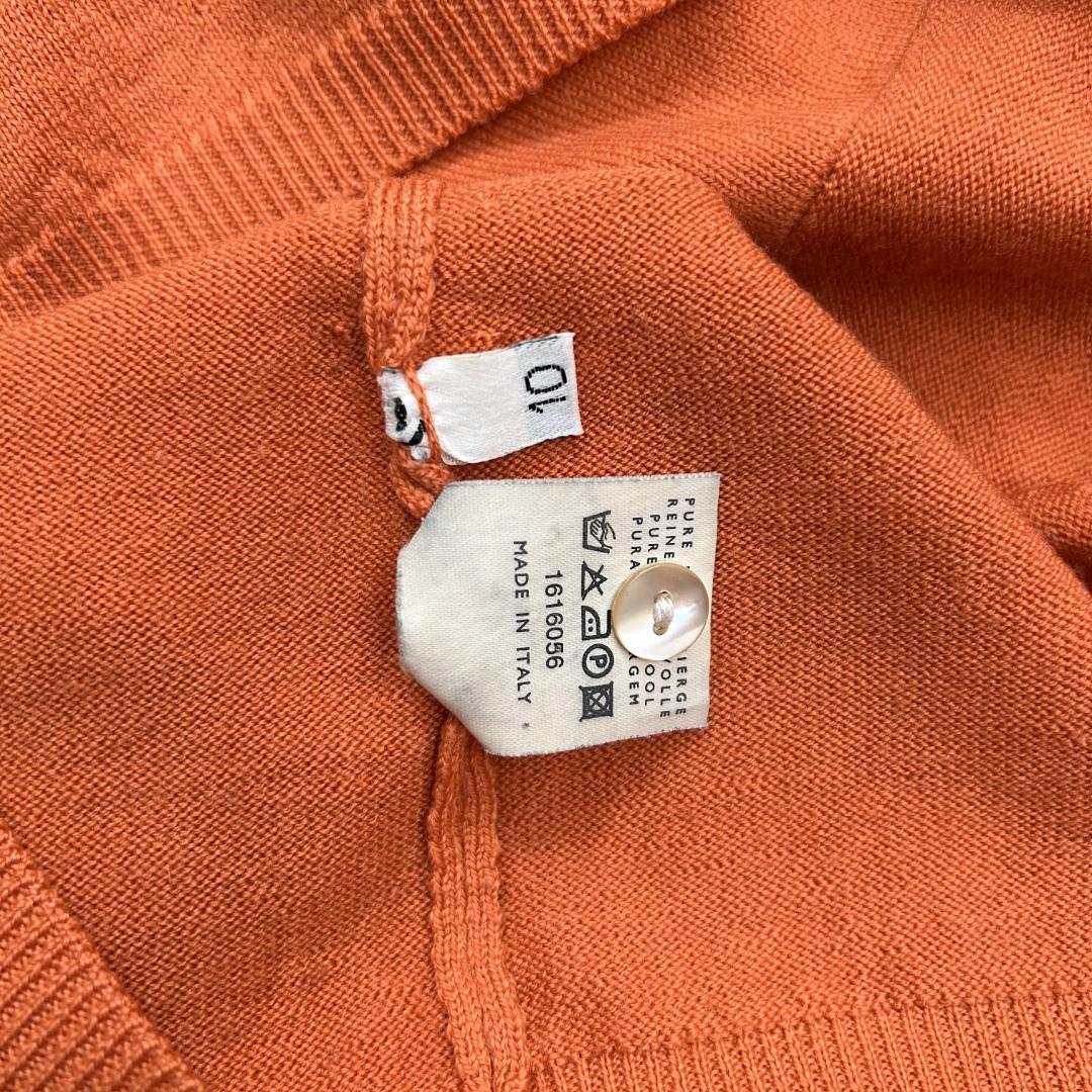 美品 ANDRE MAURICE アンドレマウリーチェ オレンジ ウール ニット 美品 ANDRE MAURICE アンドレマウリーチェ オレンジ ウール