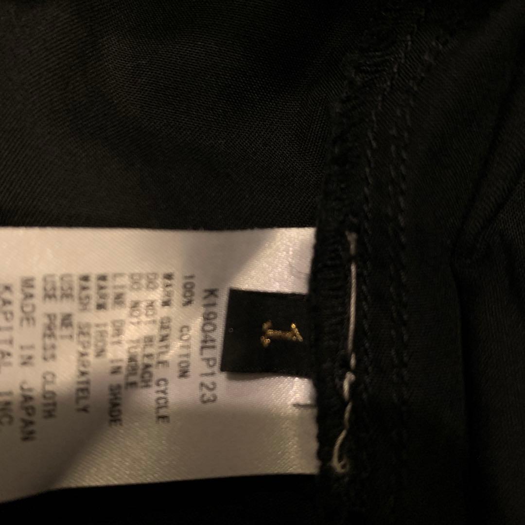 ブラック ワイドパンツM